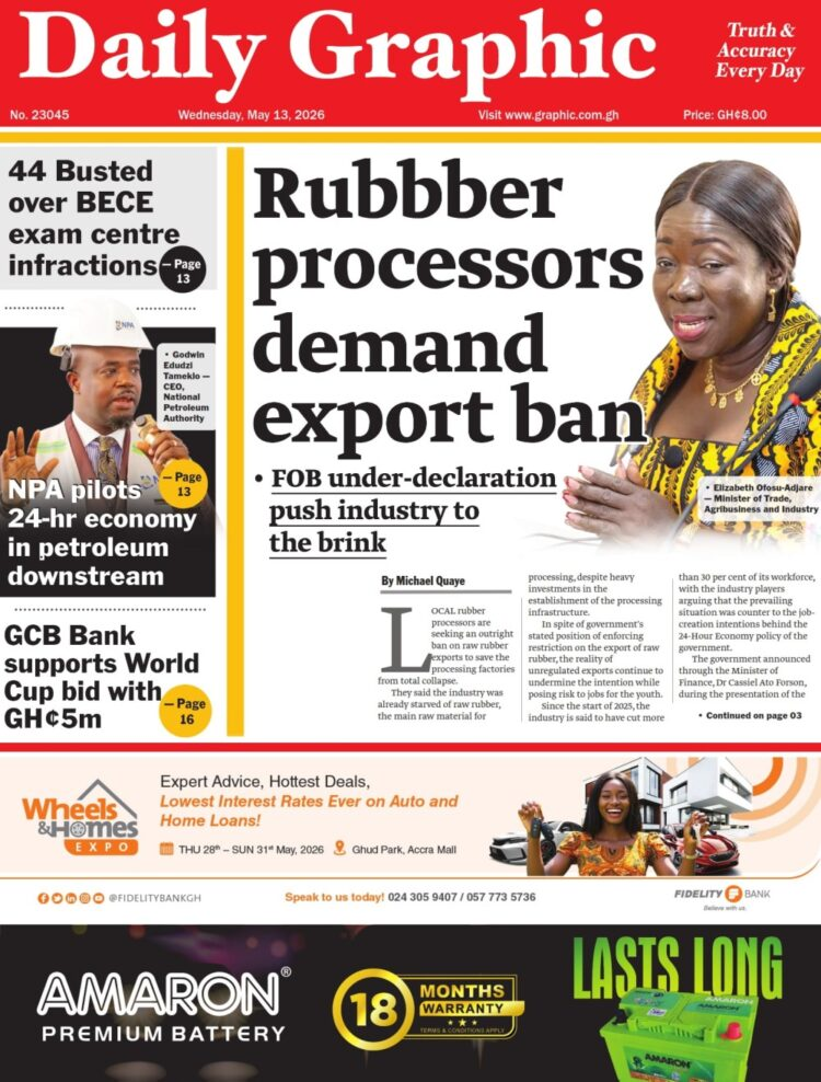 Today’s front pages: Wednesday, May 13, 2026